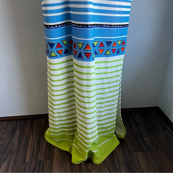 Ann Hodge For Millicent 60’s/70’s Terry Maxi Dress L - Picture 5 of 9